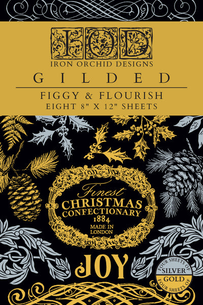Figgy & Flourish Foil (Gilded) Transfer - IOD