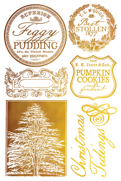 Figgy & Flourish Foil (Gilded) Transfer - IOD