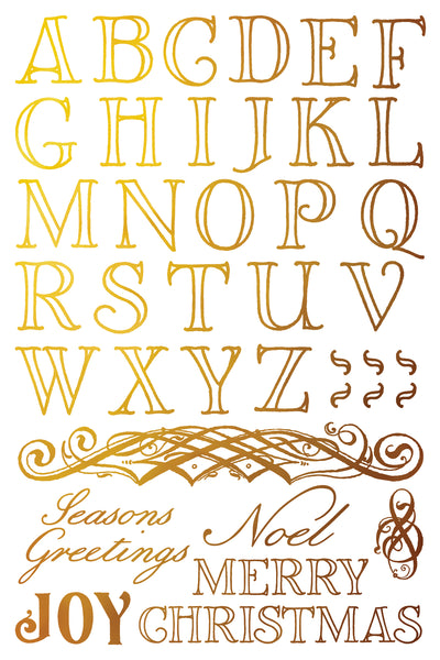 Figgy & Flourish Foil (Gilded) Transfer - IOD