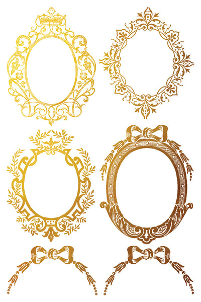 Petits Ornements Foil (Gilded) Transfer - IOD