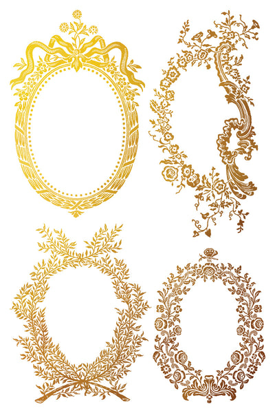 Petits Ornements Foil (Gilded) Transfer - IOD