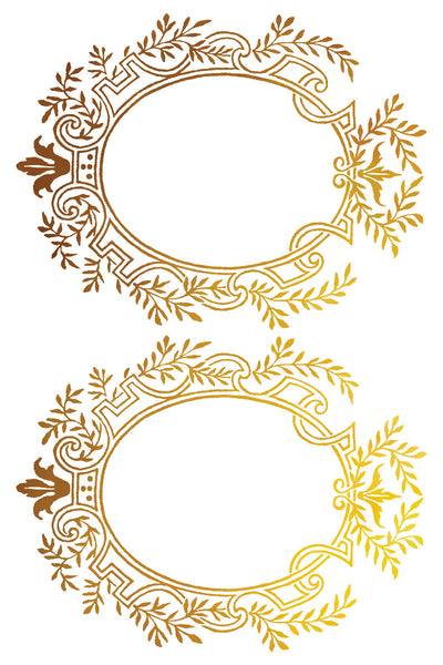 Petits Ornements Foil (Gilded) Transfer - IOD