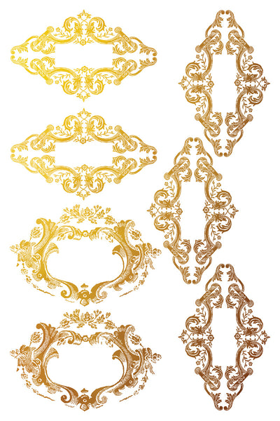 Petits Ornements Foil (Gilded) Transfer - IOD