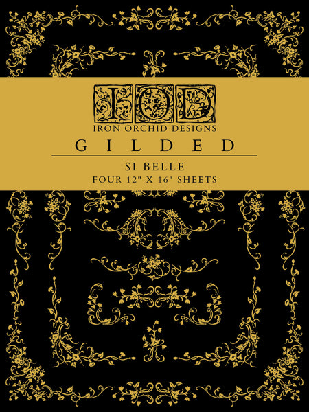 Si Belle Foil (Gilded) Transfer - IOD