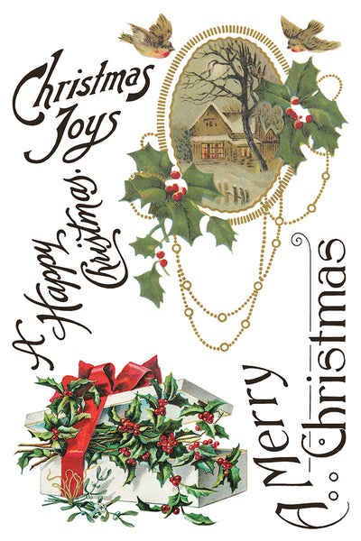 Christmas Joy IOD Transfer