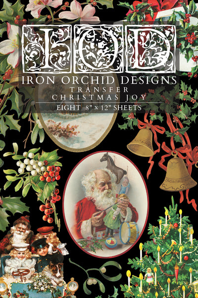 Christmas Joy IOD Transfer