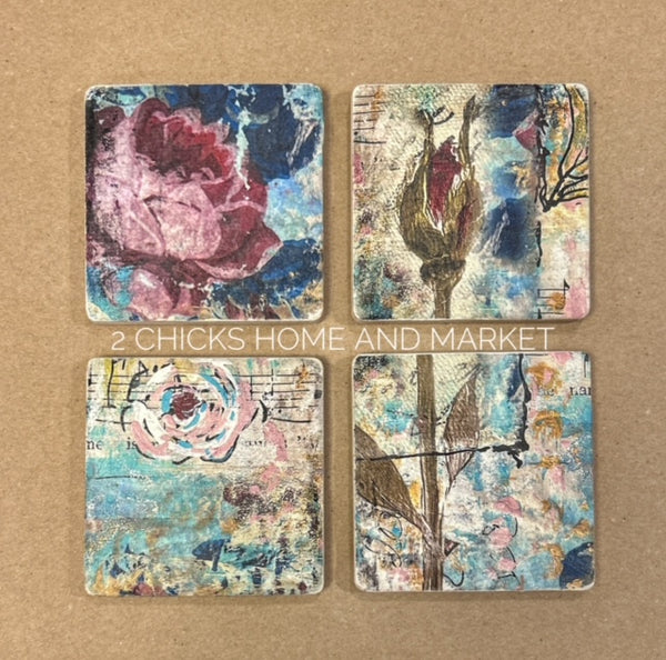 Decoupaged Set of Coasters Workshop, June 13, 2024 (Thurs) 6:00 p.m.