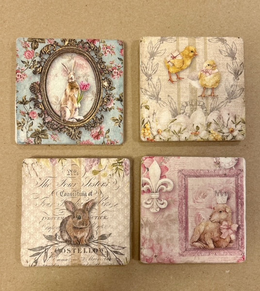 Decoupaged Set of Coasters Workshop, June 13, 2024 (Thurs) 6:00 p.m.