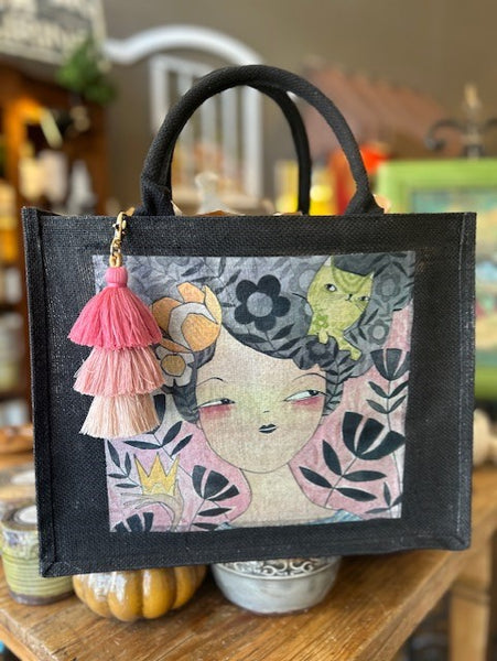 Decoupage Burlap/Jute Tote Workshop - June 27, 2024 (Thurs) 6:00 p.m.