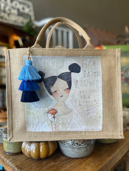 Decoupage Burlap/Jute Tote Workshop - June 27, 2024 (Thurs) 6:00 p.m.
