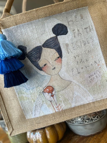 Decoupage Burlap/Jute Tote Workshop - June 27, 2024 (Thurs) 6:00 p.m.
