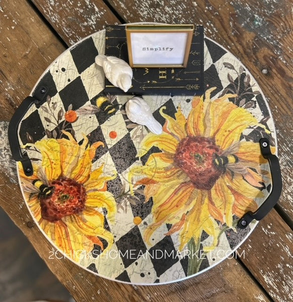 Decoupage (Lazy Susan) Tray Workshop, July 11, 2024 (Thurs) 6:00 pm