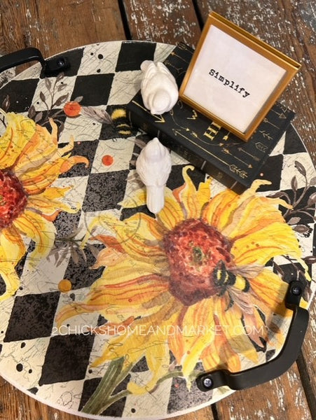 Decoupage (Lazy Susan) Tray Workshop, July 11, 2024 (Thurs) 6:00 pm