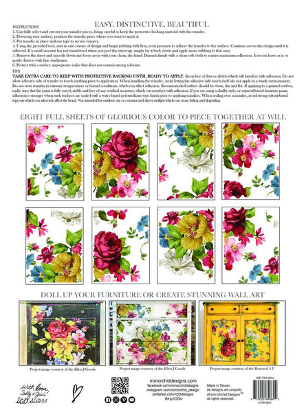 Wall Flower Transfer (Pad)