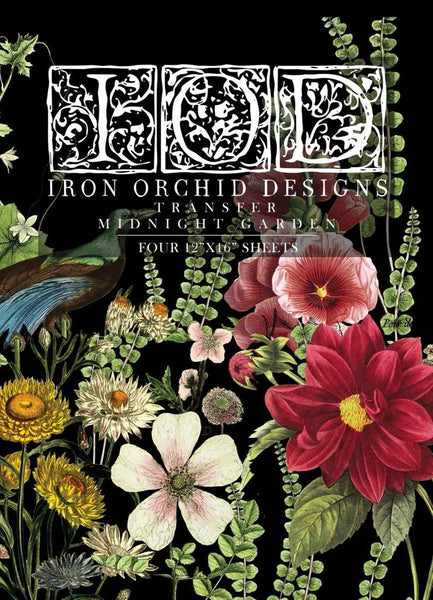 Midnight Garden Transfer 12x16 PAD
