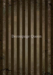 Brown Stripes - 0826 Rice Paper by Decoupage Queen