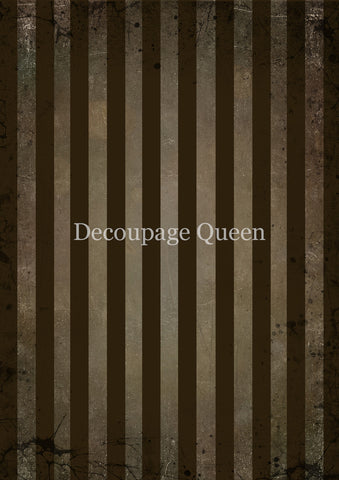 Brown Stripes - 0826 Rice Paper by Decoupage Queen