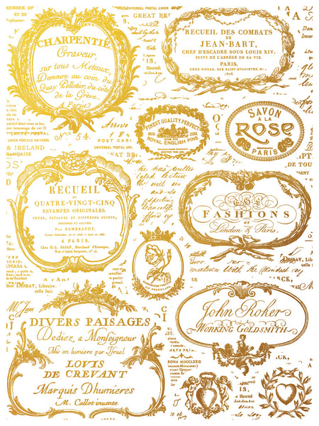 Etiquettes Foil (Gilded) Transfer - IOD