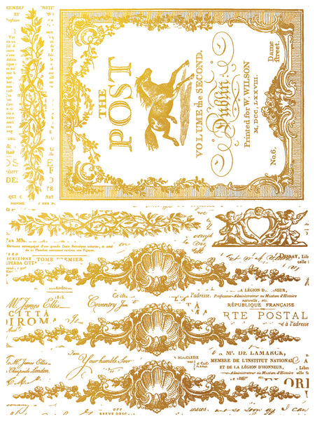 Etiquettes Foil (Gilded) Transfer - IOD