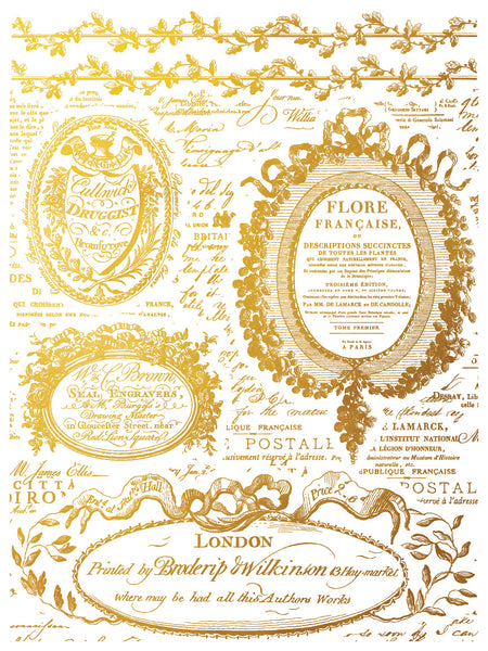 Etiquettes Foil (Gilded) Transfer - IOD