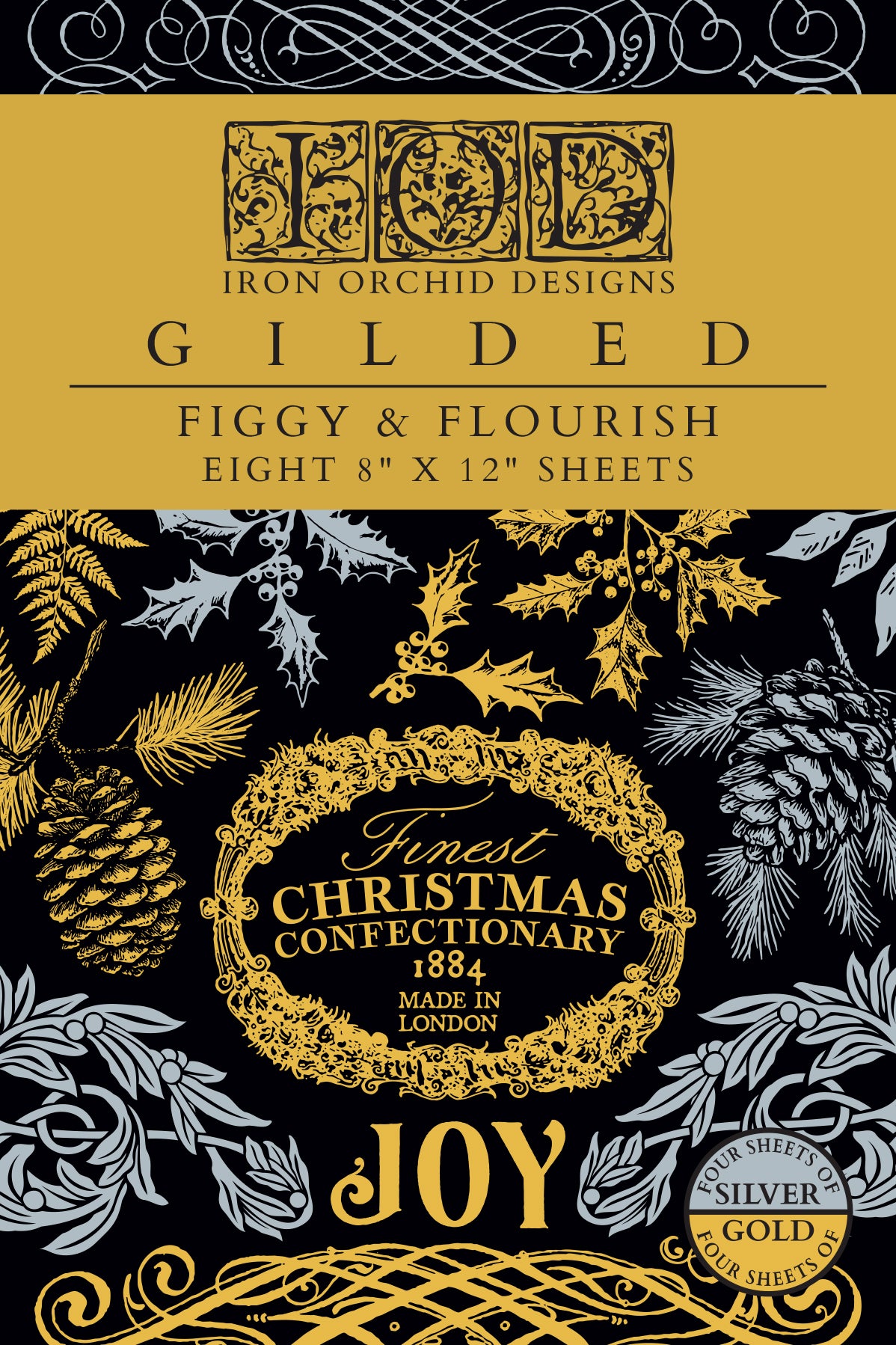Figgy & Flourish Foil (Gilded) Transfer - IOD