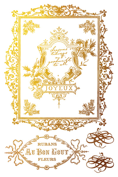 Figgy & Flourish Foil (Gilded) Transfer - IOD