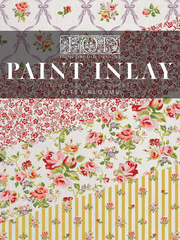 Ditsy Blooms Paint Inlay