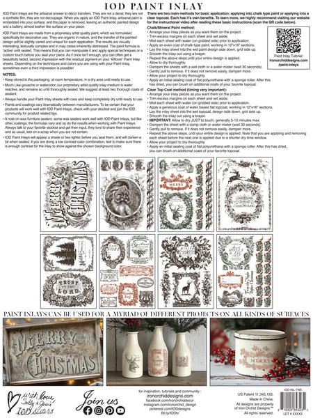 Twelfth Night Paint Inlay