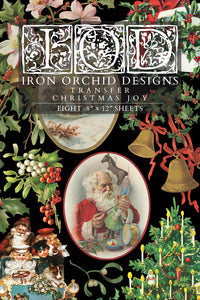 Christmas Joy IOD Transfer
