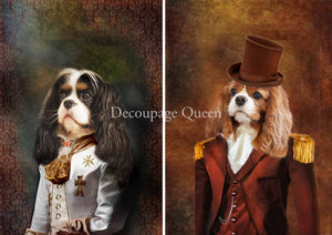 Roberta Marone The Cavalier Gentlemen 0397 - Rice Paper by Decoupage Queen