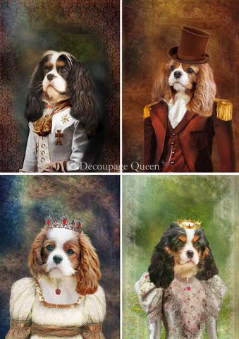 Roberta Marone The Cavalier Gang - Rice Paper by Decoupage Queen