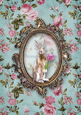 Mr. Cottontail - Rice Paper by Decoupage Queen