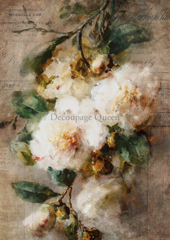 Camelia - Rice Paper by Decoupage Queen