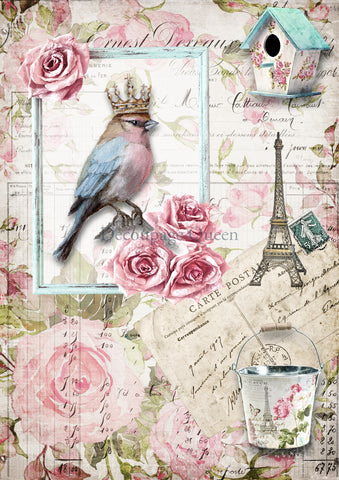 Forever Yours - Rice Paper by Decoupage Queen