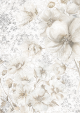 Dainty and the Queen - Delicate Flower 0709 - Rice Paper Decoupage Queen