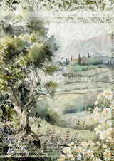 Italian Vinyard 0747 - Rice Paper Decoupage Queen