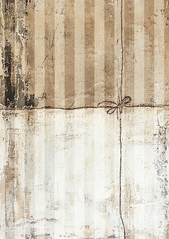 Cottage Stripes - 0784 Rice Paper by Decoupage Queen