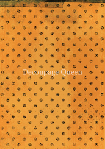 Orange Dots 0789 - Rice Paper by Decoupage Queen