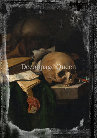 Vanitas 1 - 0792 Rice Paper by Decoupage Queen