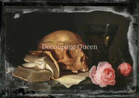 Vanitas 2 - 0793 Rice Paper by Decoupage Queen