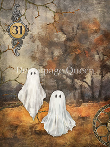 Haunted Forest - 0799 Rice Paper by Decoupage Queen