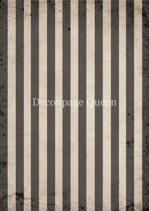 Gray and Tan Stripes - 0828 Rice Paper by Decoupage Queen