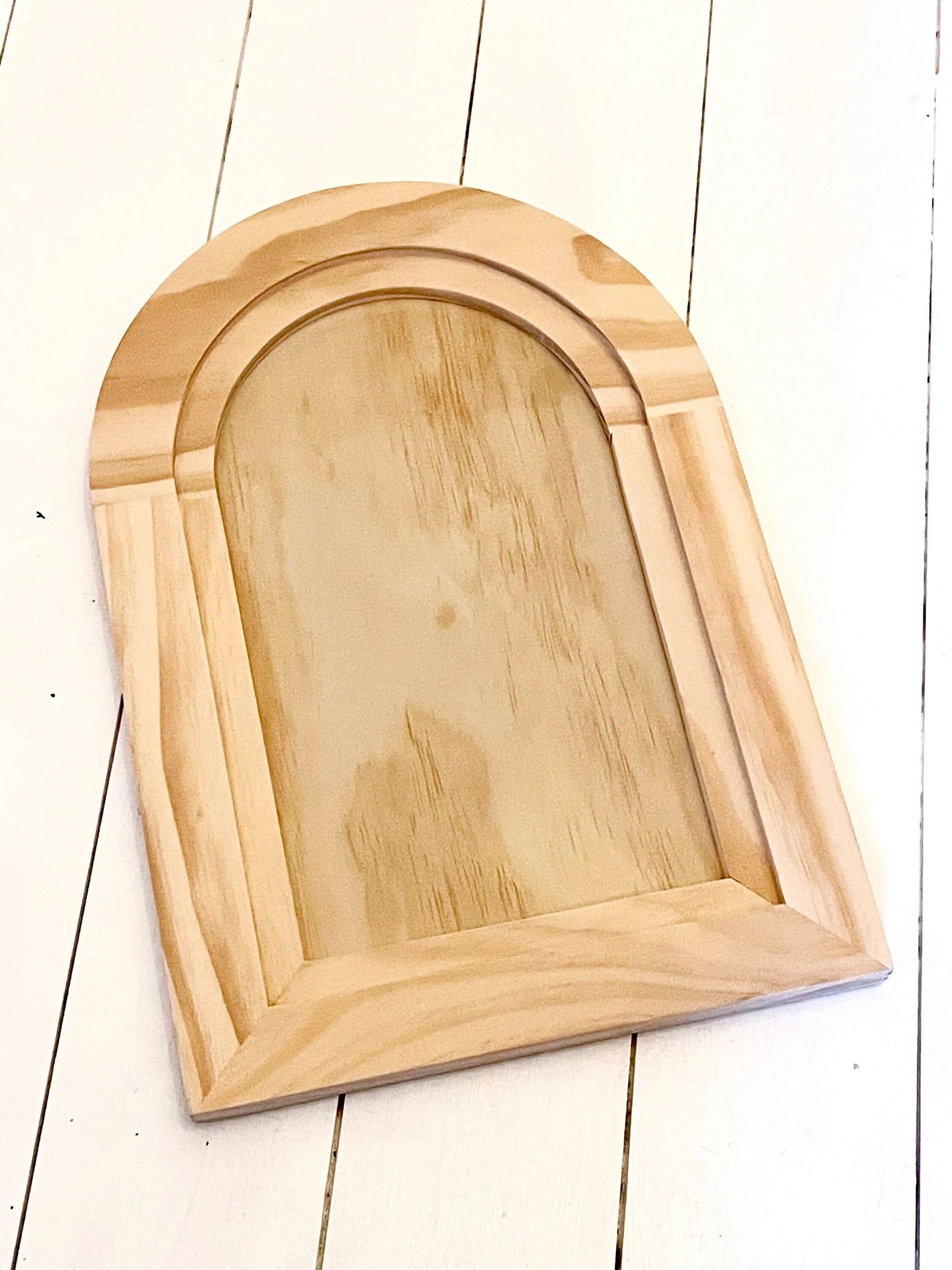 IOD ARCHED WOOD GALLERY BLANK