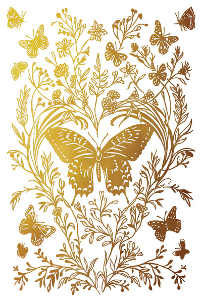 Papillon Foil (Gilded) Transfer - IOD