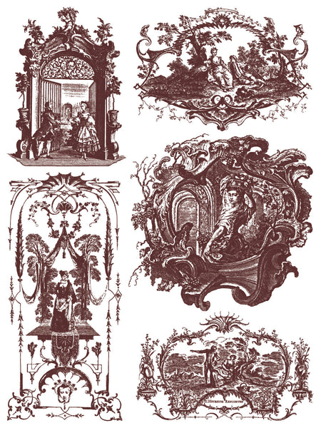 Hameau de la Reine IOD Paint Inlay