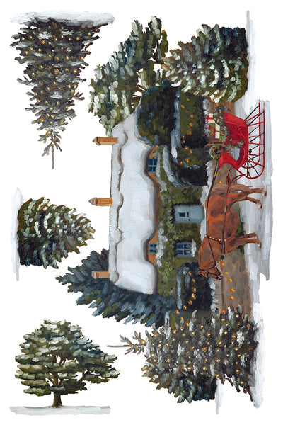 A Cotswald Christmas IOD Transfer