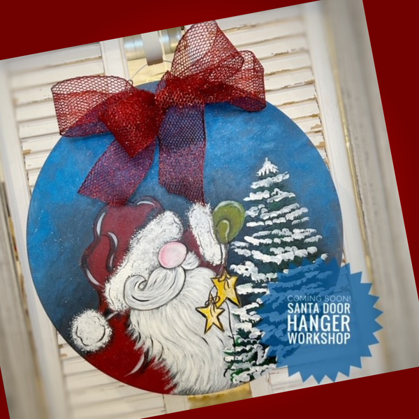 Santa Holiday ~ Door Hanger Workshop - Oct 14, 2023 (Sat) 1:00 pm
