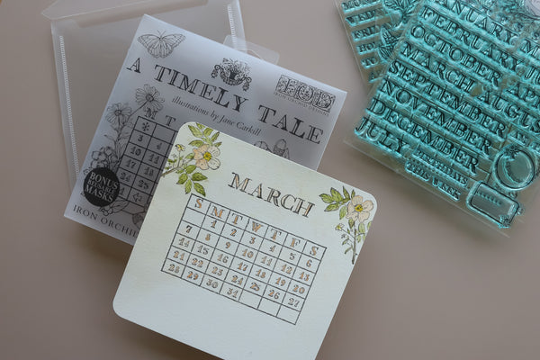 A Timely Tale 6 x 6 Mini Stamps