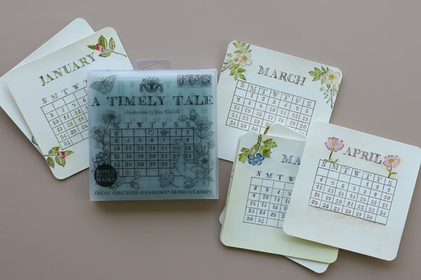 A Timely Tale 6 x 6 Mini Stamps