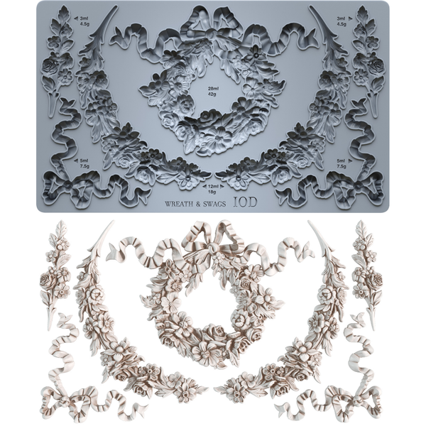 Wreath & Swags Mould